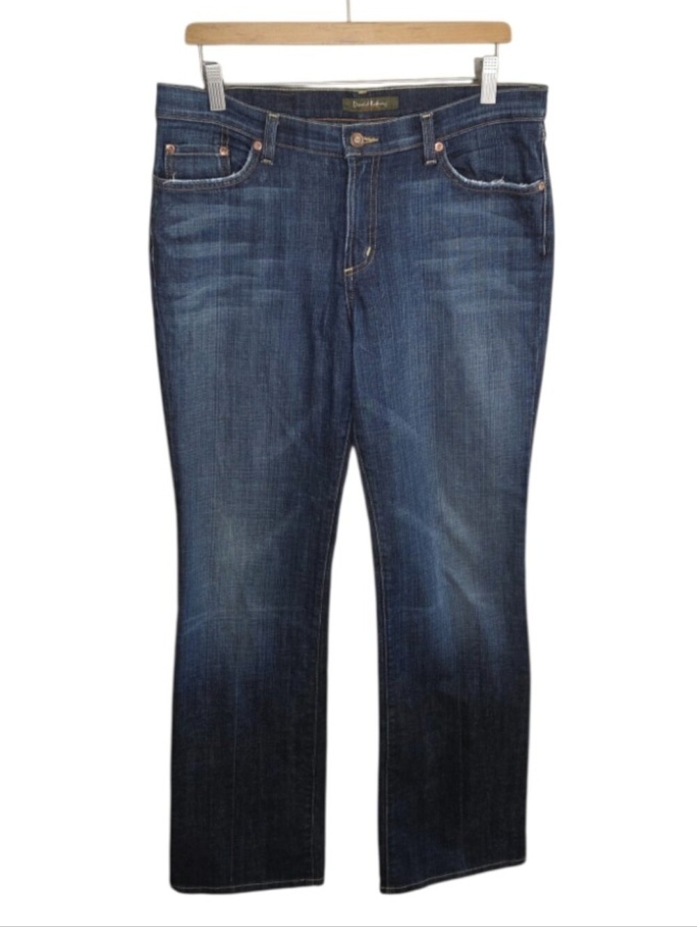 David Kahn Lauren Boot Cut Jeans Womens Size 10 33.5" Inseam